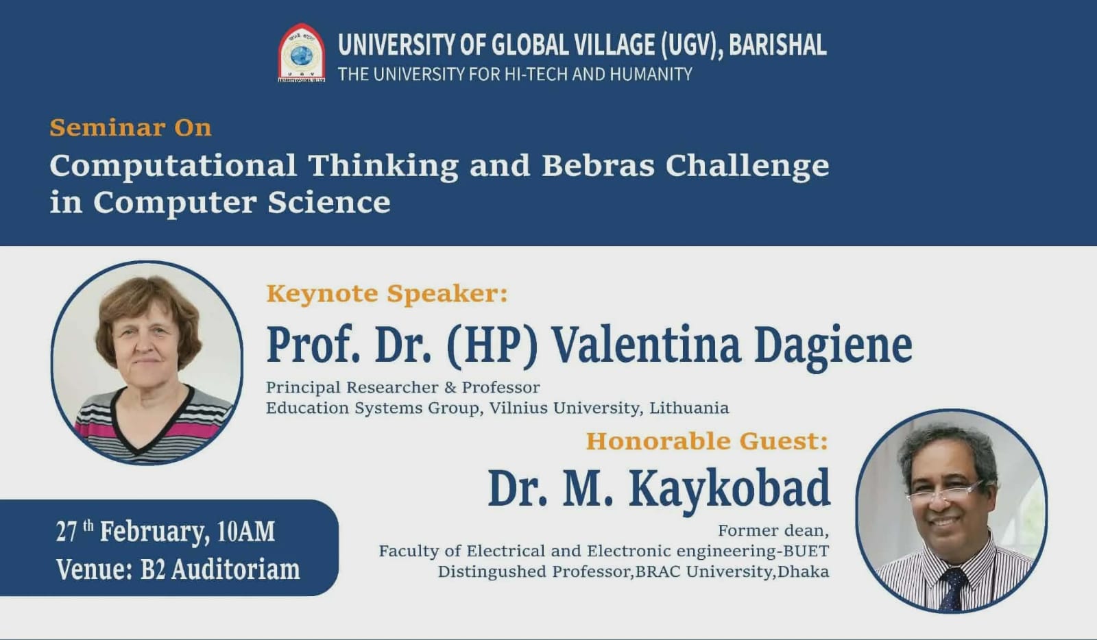 Computational Thinking and the Bebras Challenge in Computer Science